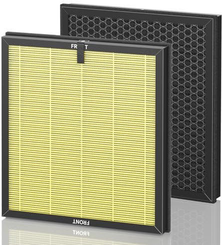 AP303 AP304 Ersatzfilter, kompatibel mit Dayette AP303/304 Luftreiniger und für FRESHDEW AP303 / AP304 Luftreiniger, H14 HEPA-Filter mit 3-stufiger Filtration, 2 Stück (Haustierfilter)