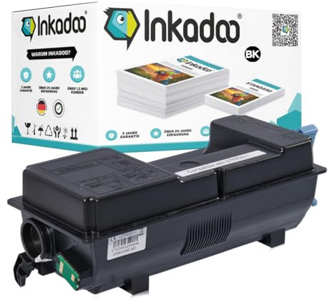Inkadoo Toner Kompatibel mit Utax 1T02T80UT0 / PK-3011 Tonerkartusche, schwarz P-5531 DN, P-6038 if MFP, P-5031 DN, P-5536 i MFP, P-6031 DN, P-5032 DN, P-6033 DN, P-6038 i MFP, P-6036 i MFP, P-5532 DN
