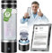LOZITX Botella de agua de hidrógeno 6850PPB 420 ml [H2-electrólisis cumplida] Botella de agua de hidrógeno con tecnología PEM [concentración H2 hasta 2 veces 3 minutos / 6,85 PPM] negro
