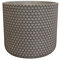 Indoor-Helden Bernt Pot de fleurs, diamètre : 19 cm, fait à la main, en céramique, noir brillant, pour plantes d'intérieur, pot de fleurs