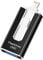 SUDEHO Chiavetta USB da 256 GB per iPhone, certificata MFi, per trasferimento dati stabile, 4 in 1, per iPhone/iPad/Android/PC, facile backup e salvataggio dei file, nero opaco