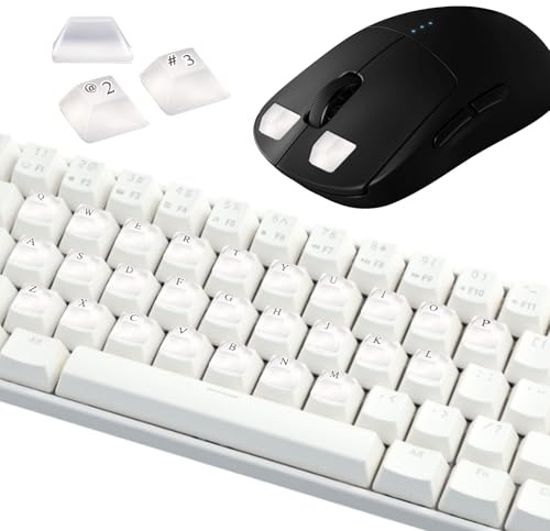 80pcs Raised Keyboard Cover for Long Nails, Self-Adhesive Keyboard Bubbles Trapezoid Keycap Riser Cover or Nail-Art Protection Typing Comfort·