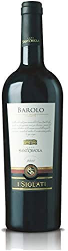 Casa Sant'Orsola - Vino Rosso Barolo D.O.C.G. Siglati, Gusto Secco, Rotondo, con Note di Liquirizia, 1x750 ml (Confezione da 6)