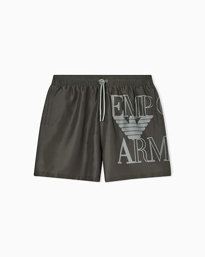 EMPORIO ARMANI Boxer - Maglia da Bagno, Verde Oliva, L da Uomo