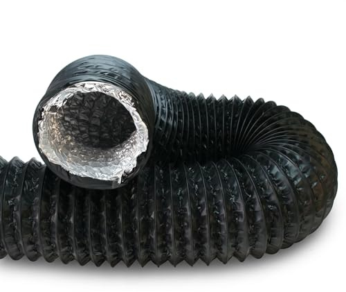 Easy Act Combiconnect Flex-Schlauch Ø 200 mm, Länge 3 m, flexibler mehrschichtiger Lüftungsschlauch mit Kunststoffbeschichtung für Klima- und Lüftungsanlagen