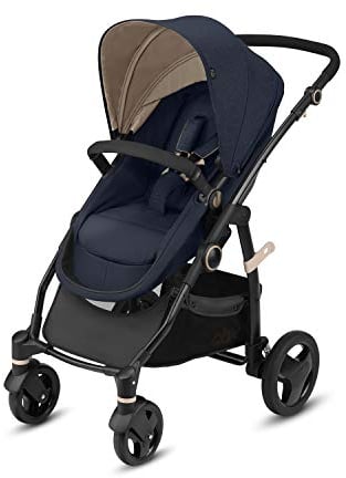 cbx 2-in-1 Kombikinderwagen Leotie Flex mit wendbarem Komfortsitz/Kinderwagenaufsatz, Inkl. Regenverdeck, Ab Geburt bis 15 kg, Jeansy Blue