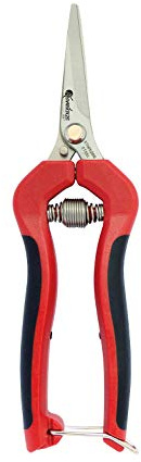 Tijera T-556 INOX - Tijeras de recolección con hoja larga y recta de acero inoxidable Kamikaze 1104