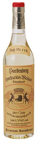 HARDENBERG Hochzeitsweizen | Privatbrand aus eigenem Weizen | milder Charakter | 40% vol. | 0,7 l