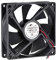 sourcing map Ventilador de Enfriamiento DC Sin Escobillas Y-Y9225H12S de 12V de 92mm x 92mm x 25mm, Ventilador DE Nieve Autorizado