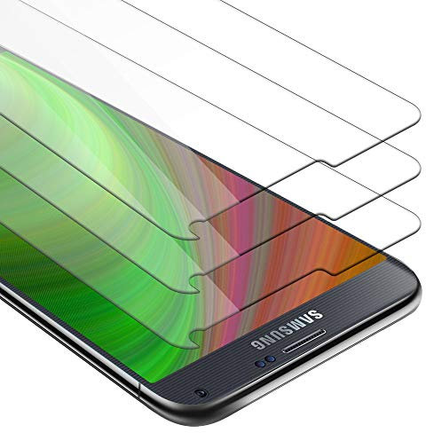 cadorabo 3x Verre Trempé compatible avec Samsung Galaxy NOTE 4 en HAUTE TRANSPARENT - Pack de 3 Verre de protection d'écran trempé (Tempered) en dureté 9H avec 3D touch