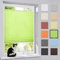 bobodeco Plissee ohne Bohren Klemmfix Faltrollo Jalousie Grün 100x120cm (BxH), Plisseerollo Sichtschutz und Sonnenschutz Blickdicht Easyfix lichtdurchlässig Rollo für Fenster & Tür