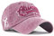 Yutdeng Retro Vintage Basecap New York Unisex Distressed Washed Baumwolle Kappe Outdoor Freizeit Hut Distressed Stickerei Cap Herren Baseballkappe Damen