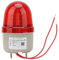 Fafeicy 220V AC Strobe Signallicht, Dreiecksschraube Feste rote LED Warnleuchten, Durchmesser 75mm, mit Parabolreflexionsdesign, für Werkstätten, Straßensperren, Turmdrehkrane