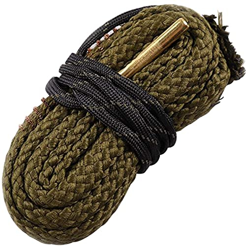 Fayelong Bore Snake Cleaner. 17. 22. 40. 50. 308. 380 Cal 6, 7, 9mm Calibro 12 20 28 410 GA Corda per Pulizia di Fucile, per Pulizia di Carabine, Pistole, Fucili da Caccia