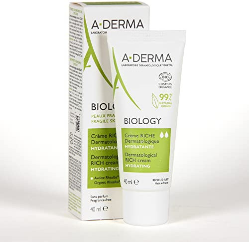 A-Derma BIOLOGY Feuchtigkeitscreme reichhaltig, 40 ml