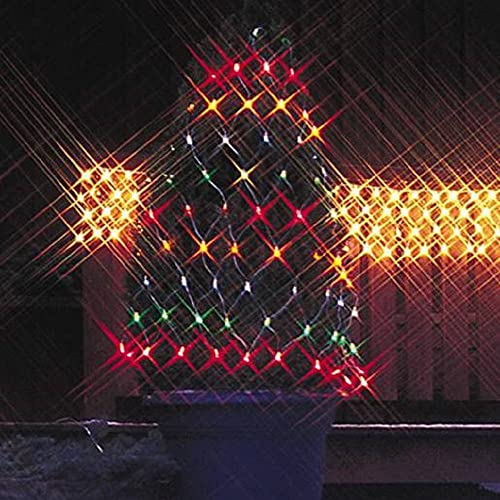Star Trading Lichternetz Lichtnetz 2x1m 160 Micro-Bulbs bunt außen 591-80