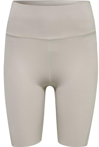 hummel Damen Hmlmt Grace Hw Tight Shorts, Chateau Gray, L EU