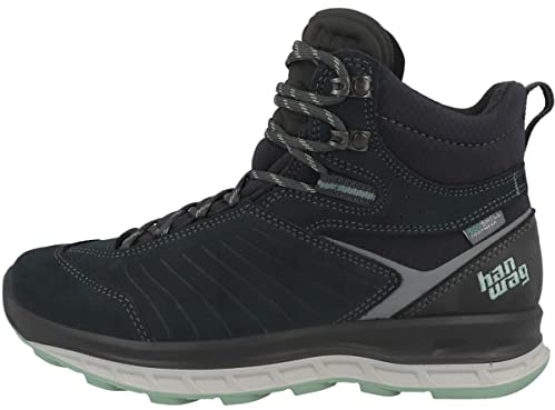 Hanwag W Blueridge Lady Es Blau - Multifunktionaler Leichter Damen Wanderschuh, Größe EU 40 - Farbe Petrol - Mint