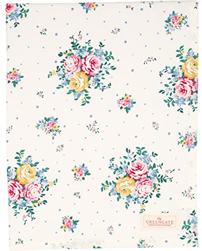 GreenGate [W2404] Tablecloth Laura White 145x250cm