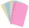 A5 farbiges, liniertes Notizpapier für Filofax – 6 gestanzte Löcher, lose Blätter, nachfüllbar, liniertes Papier, Terminplaner-Einsätze, Nachfüllungen für Notizen, 150 Blatt/300 Seiten
