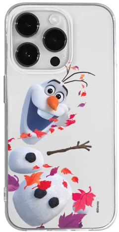 ERT Group Handyhülle für Apple iPhone 14 PRO Original und offiziell Lizenziertes Disney Muster Olaf 003 optimal an die Form des Handy angepasst, teilweise transparent