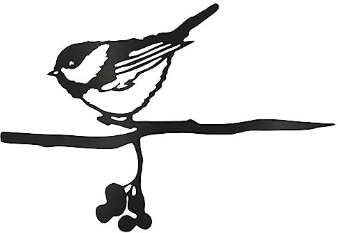 Robin Metal Bird Ornaments, Robin Garden Ornament Decor, Metal Birds Garden Art, Vivid Robin Bird Gifts for Outdoor Garden Patio Tree Art Home Wall Hanging