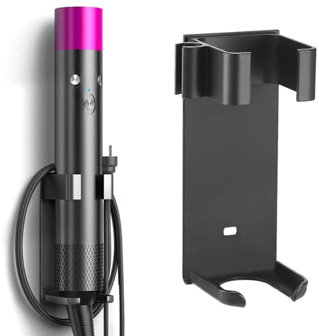 Wandhalterung für Dyson Airwrap Halterung Dyson Halterung, Dyson Zubehör Halterung Föhn Halterung Ohne Bohren, Dyson Föhn Halterung Dyson Halterung Airwrap für Verschiedene Lockige Haar Sticks