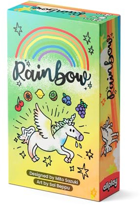 Rainbow Card Game – Fast-Paced Hand Management for 2-6 Players, Ages 8+, Strategic and Replayable Tiny Box Series