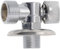 AERZETIX - C74963 - Válvula de parada en ángulo especial para lavadora 1/2x3/4 con roseta - en latón - acabado niquelado - grifo de agua sanitario racor lavabo baño cocina