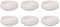 Secret de Gourmet - Lot de 6 Coupelles en Porcelaine Nora 15cm Blanc