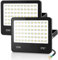 HAPYLUMI Focos LED Exterior 50W 2PCS, 5000LM Proyector Potente, 6500K Blanco Frío IP67 Impermeable Iluminación de Exterior Para Jardín, Terraza, Patio, Garaje