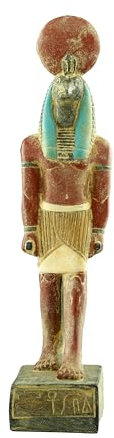 Einzigartige ägyptische Statue von Thoth Gott des Mondes, der Magie und des Meisters des Wissens. Er wurde als Ibis-Vogel oder Paviune dargestellt. Einzigartige Handkunst aus schwarzem Stein,