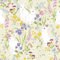CHDITB Blumen Tapete Selbstklebend,Möbelfolie Blumen Klebefolie Blätter,Kinderzimmer Wandtattoo Hasen (44x300cm) Frühling Schmetterling Wandsticker,Tiere Tapete Kindergarten Küche Schränke