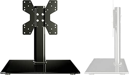 TV Stand Mount, Height Adjustable Table Top TV Stand With Tempered Glass, Tabletop TV Base For 19-32 Inch LED TVs/Monitor, Max VESA 200x200mm TV Mount TV Stand
