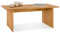 IDIMEX Table Basse Salto rectangulaire pour Salon en Bois Massif Finition laquée, 110x45 cm, élégante et Minimaliste, Pieds en Bois