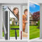 Niviy Window Film Privacy for Glass Windows, Heat Reflective Mirror Window Film & UV Blocking Stickers, One Way Anti Glare Films for Home Office, Silver 75x400cm