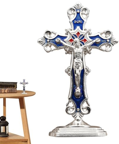 Jésus-Christ Ornement avec Base pour la Maison et la Voiture, décoration chrétienne, Statue d' Religieux, Cadeau significatif, pour cérémonie Religieuse chrétienne