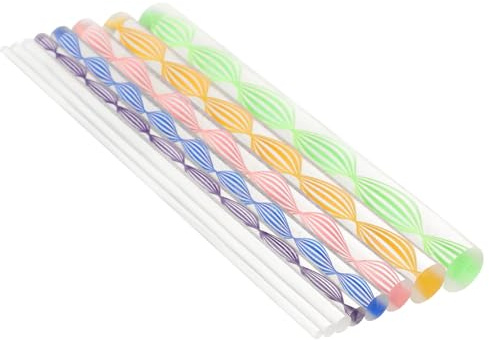 NIYANGLE Tragbares Mandala Punktierwerkzeug 6 Farben 8 Stück Spiralmalset für Selbstgemacht Punktmalerei Leinwand Papier und Spiralmustern