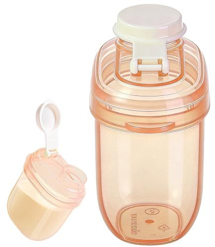 Lunaobrik Pulver-Milchpulver-Dosierer,Luftdichte auslaufsichere Vorratsdose zur Aufbewahrung | Versiegelte Milchpulver-Aufbewahrungsbox,für Zuhause Kinderzimmer Reise Flasche