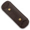 LEABAGS Premium Schulterpolster I Schulterpolster aus echtem Büffel-Leder I Vintage Look I Schulterriemen für Taschen I Leder Schulterpolster mit Antirutsch-Auflage I 18x6cm I Nature Hellbraun