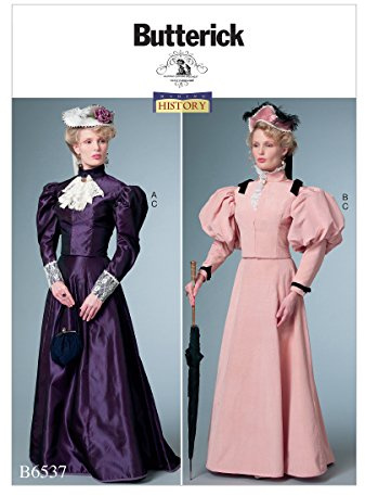 Butterick Patterns 6537 A5 Misses Costume Sewing Pattern, Tissue, Multi-Colour, 17.00 x 0.5 x 22.00 cm