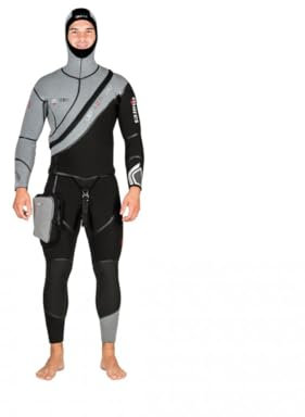 Mares Flexa Z-Therm 7mm Diving Suit - Black/ Gray, Small