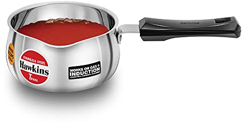 HAWKINS Stainless Steel Tpan 1 Litre Without Lid, Silver (SST10)