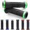 Universal Fahrradgriffe, E-Bike Lenkergriffe Quad Griffe ATV Griffgummis 2 x 22mm (Stripe) (Grün)