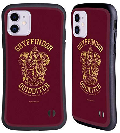 Head Case Designs Officially Licensed Harry Potter Gryffindor Quidditch Deathly Hallows X Hybrid Case Compatible With Apple iPhone 11
