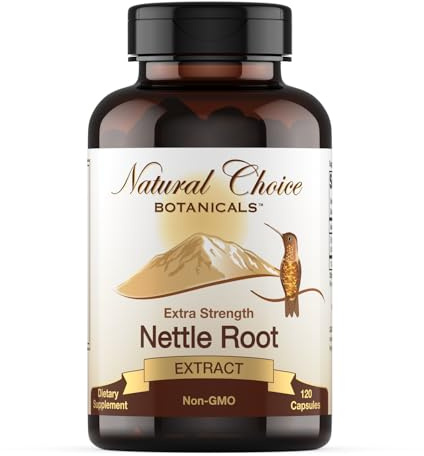 Stinging Nettle Root Extract Supplement - 120 Capsules, 2 Month Supply