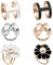 Schnalle Seiden 6 Stücke Schal Clip Set Metall Schal Clip Schal Ring Clip Blumen Broschen Schal Schmuck Für Schals Und Tücher Fashion Schal Ring Schalring Clip Tuchring Für Tägliche Kleidung