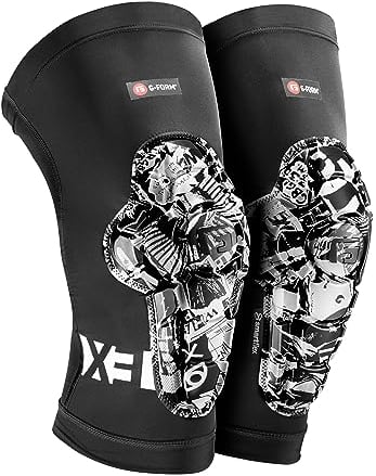 G-Form Pro-X3 Mountain Bike Knieschützer - Knieschützer für Damen und Herren - Street Art, Erwachsene XL