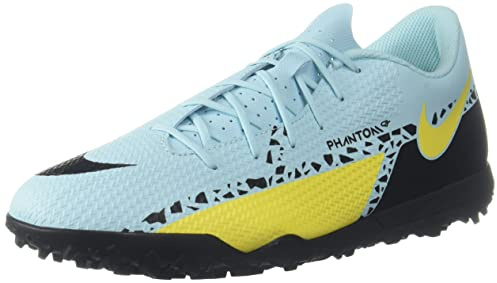 Nike Unisex Phantom GT2 Club TF Sneaker, Glacier Ice/Black-Yellow Strike, 41 EU