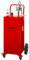 VEVOR Contenedor de combustible de 30 galones, tanque de almacenamiento de gas y 4 ruedas, con bomba de transferencia manual, contenedor de combustible diésel de gasolina para automóviles, cortadoras